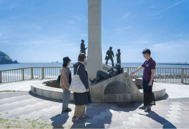 神津島の観光地の風景