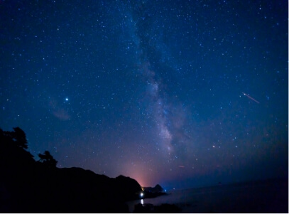 澄んだ星空