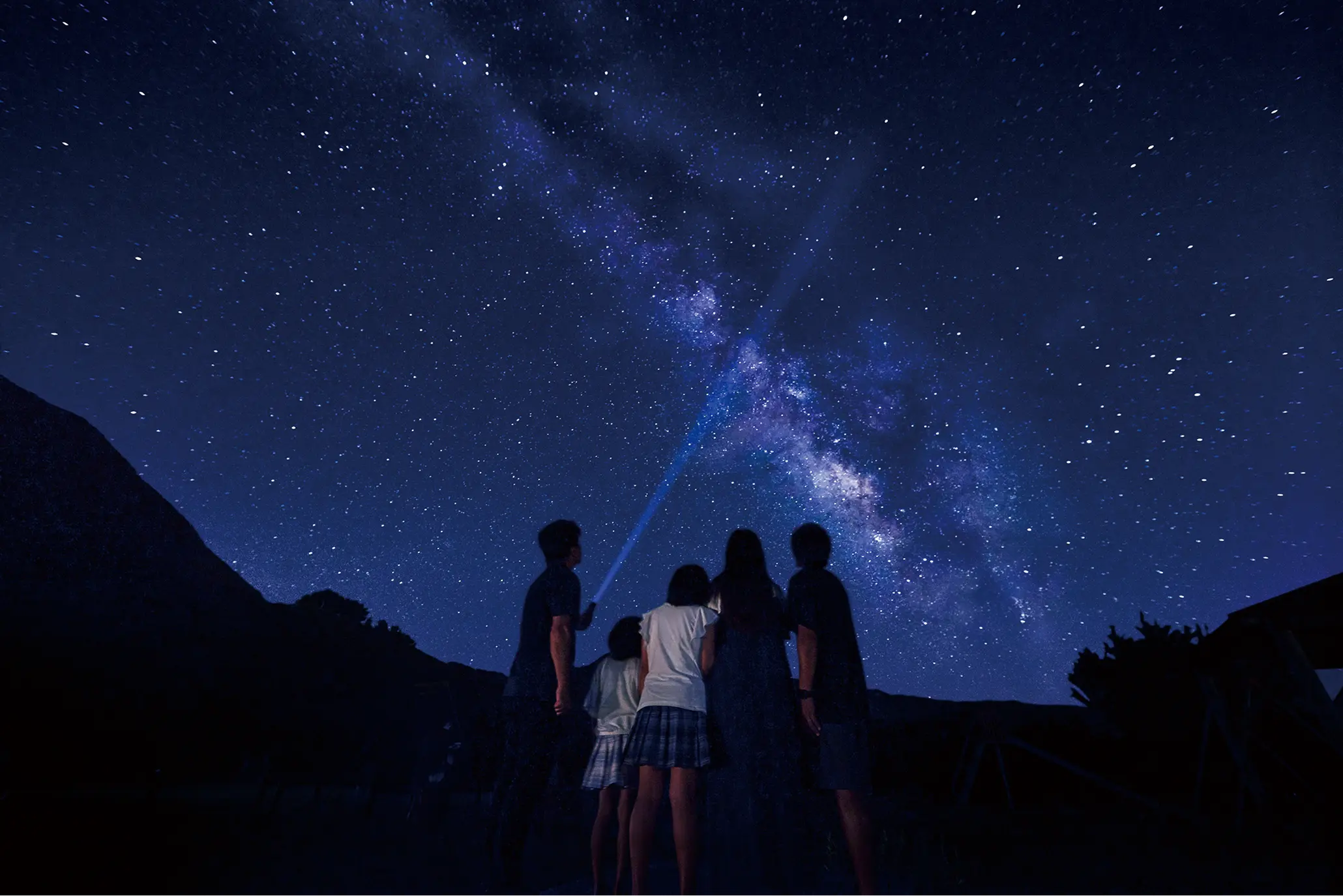 星空鑑賞会の写真