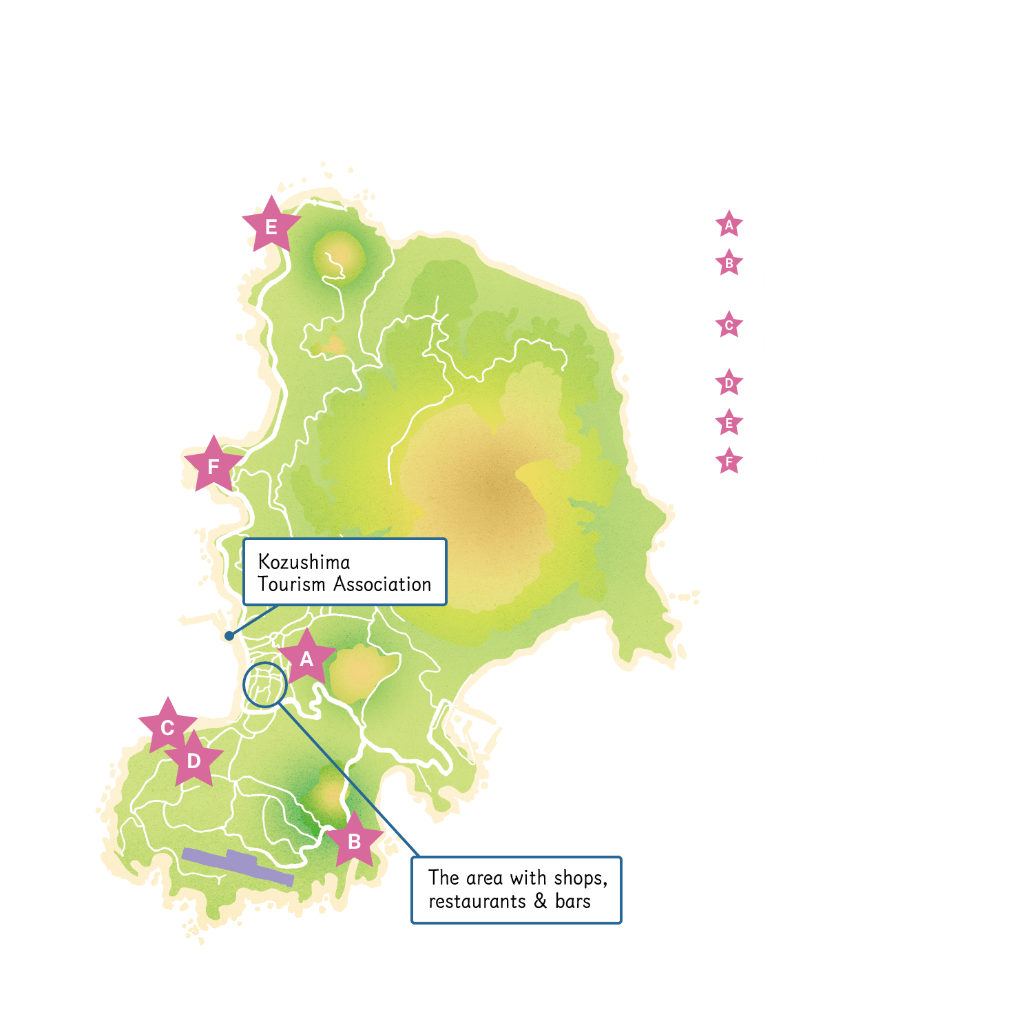 Kozushima stargazing map